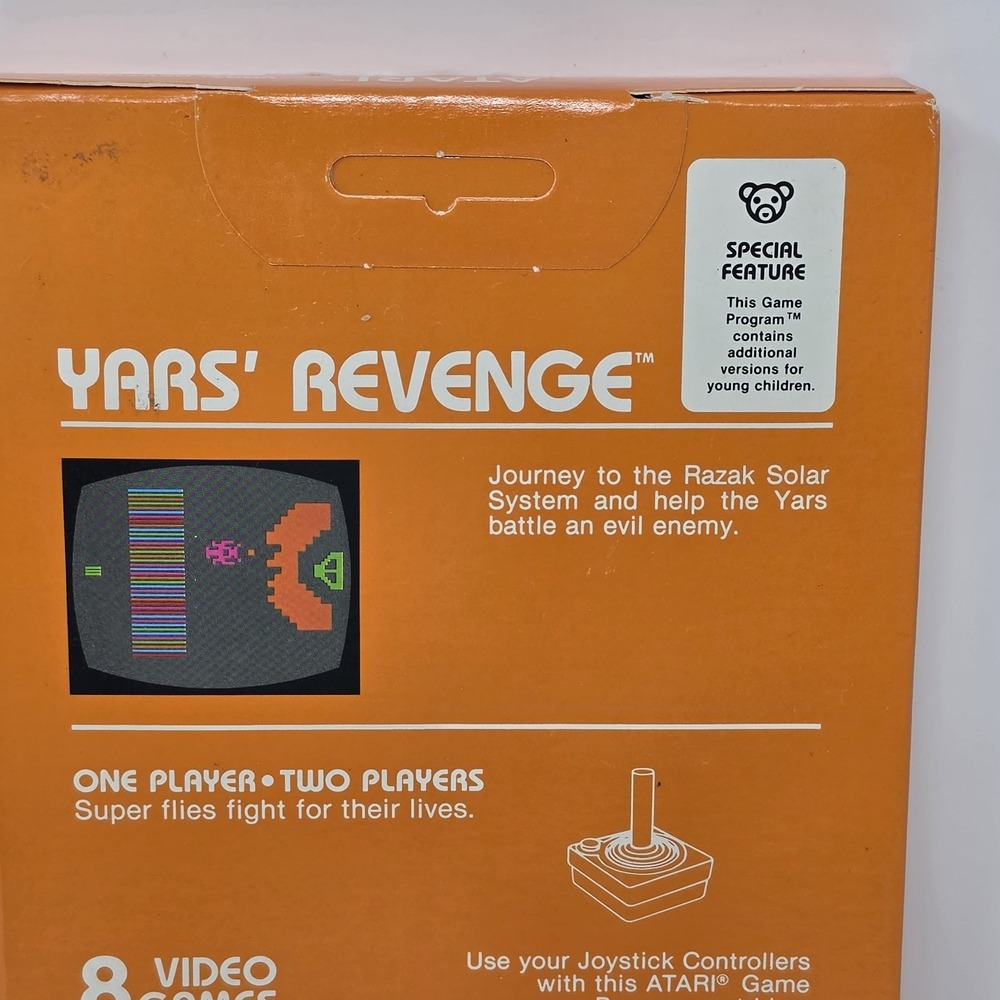 1981 Atari 2600 VCS ~ Yars' Revenge ~ CX2655 Unopened - Picture 5 of 13